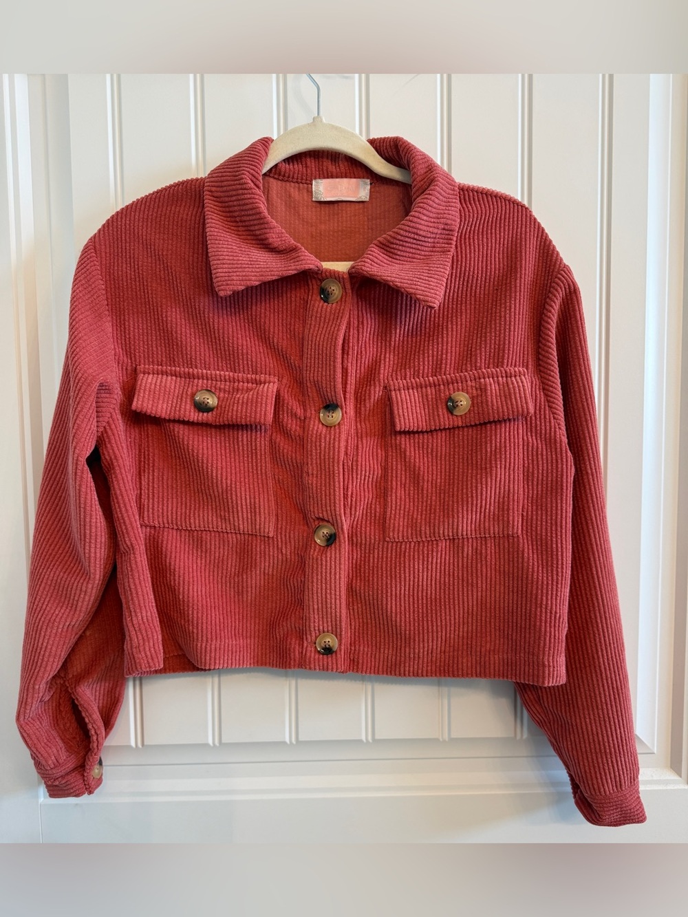So cute cropped jacket by C+D+M size women’s small.